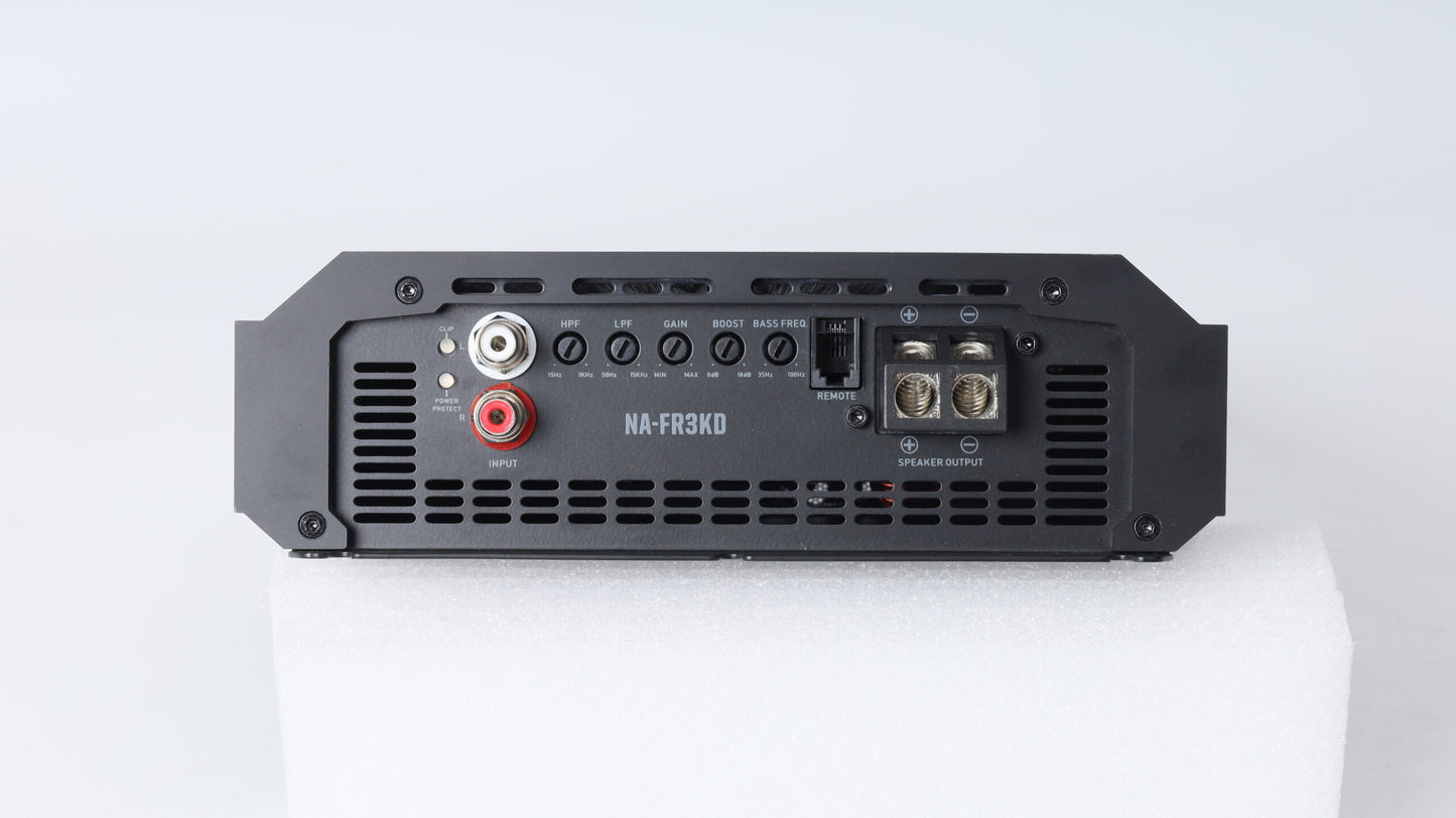 Nemesis Audio - NA-FR3KD - 3000W RMS 1-Channel Full Range Class D Amplifier image 3