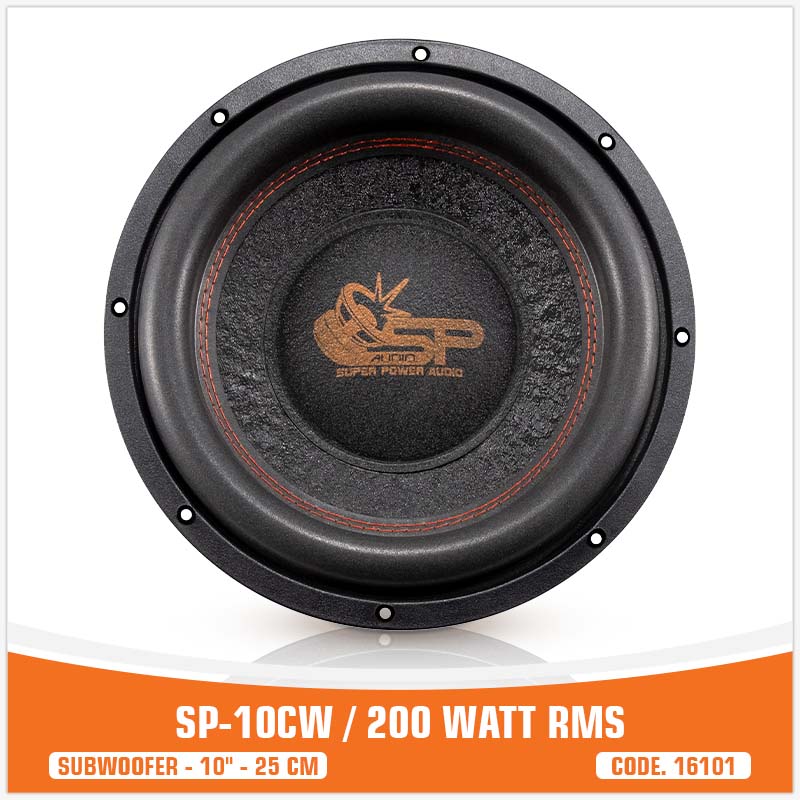 SP Audio - SP 10CW ENTRY LEVEL SUBWOOFER 10"/25CM 200W RMS image 2
