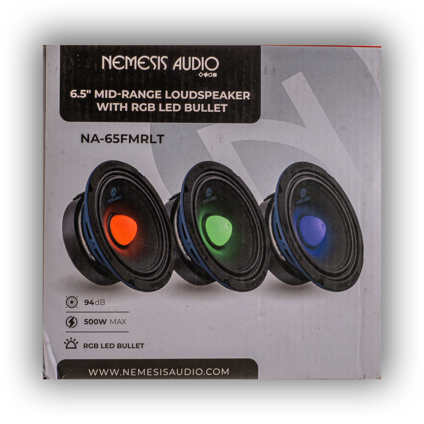 Nemesis Audio-NA-65FMRLT-6.5″ Mid LED Bullet 250W RMS 1.5″ Voice Coil 4-Ohm image 4