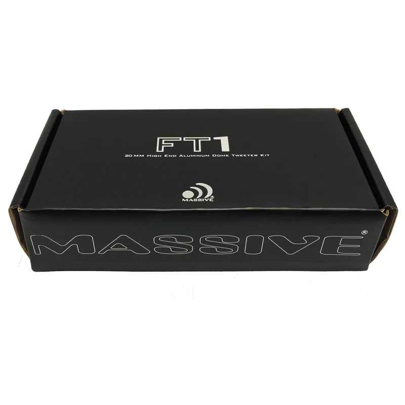 Massive Audio - FT1 - 50 Watts RMS Multi Mounting 20mm Aluminum Dome Tweeters image 2