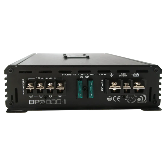 Massive Audio - BP2000.1 V2 - 1000 WATTS RMS X 1 @ 1 OHM DIGITAL MONO AMP image 1