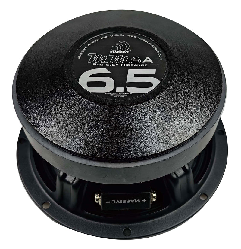 Massive Audio -MM6A - 6.5" 160 Watt 4 Ohm Mid-Range / Mid-Bass Speaker image 0