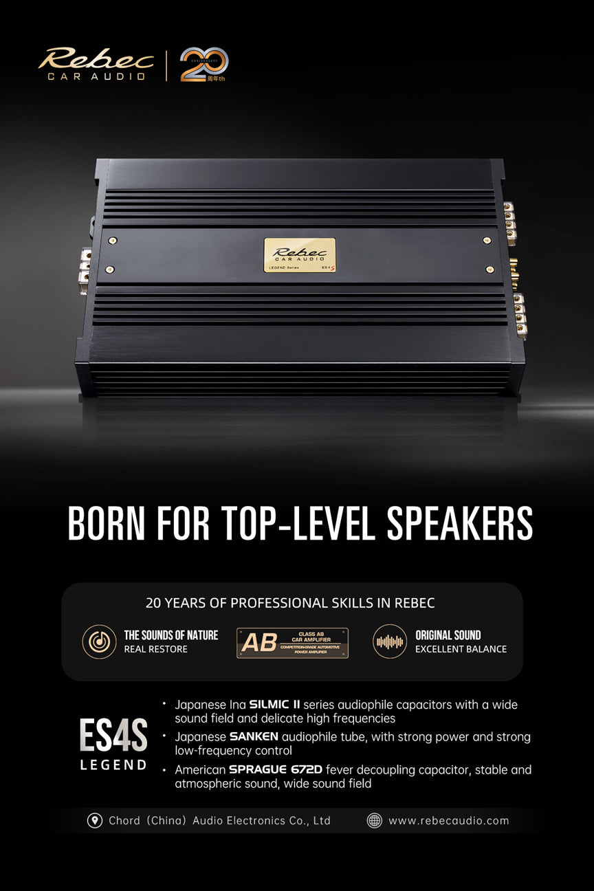 Rebec Audio - ES4S - 4ch Legend Series Amplifier image 1
