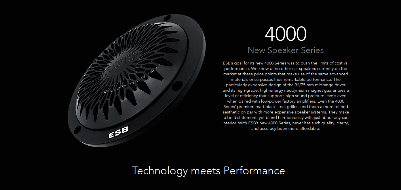 ESB Audio - 4000 Series - 6.5" Grille 6.5"/165 mm CNC Grille image 1