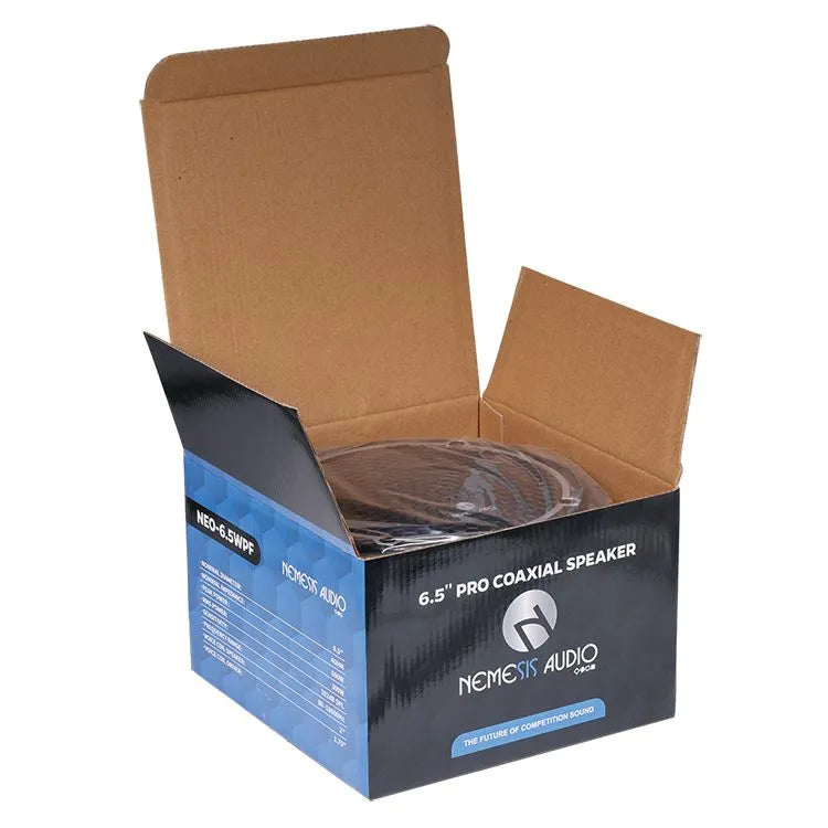 Nemesis Audio | NEO-6.5WPF | 6.5″ | Neodymium 600W Max/300W | Marine Pro-Coaxial Speaker