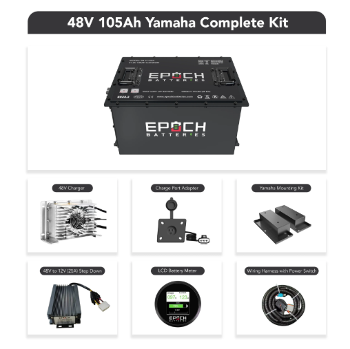 Epoch Batteries - 48V 105Ah -Lithium (LiFePO4) Golf Cart Battery Kit image 7