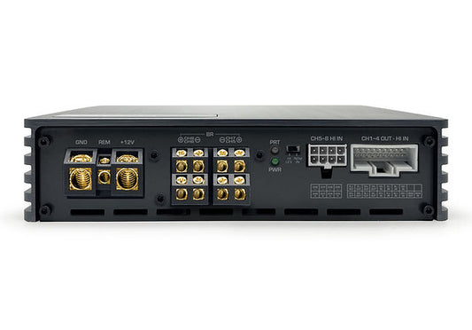 Zapco | HB 810 II 8AD | Integrated 10-Ch. DSP / 4-Ch. (AB) + 4-Ch. (D) Amplifier