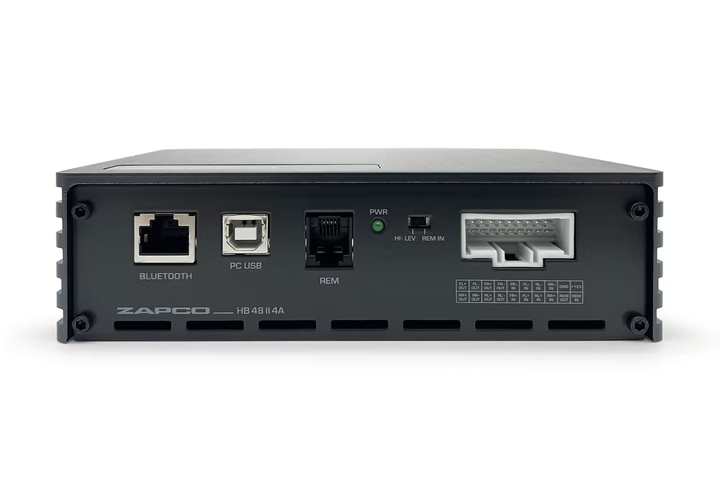 Zapco - HB 48 II 4A Integrated 8-Ch. DSP / 4-Ch. Class AB Amplifier