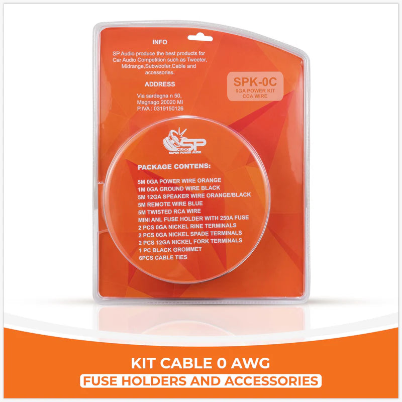 SP Audio - SP KIT CABLE 0 AWG CCA image 2