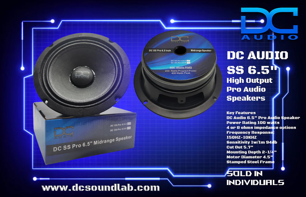 DC Audio - DC Audio SS 6.5" Full Range Pro Audio image 1