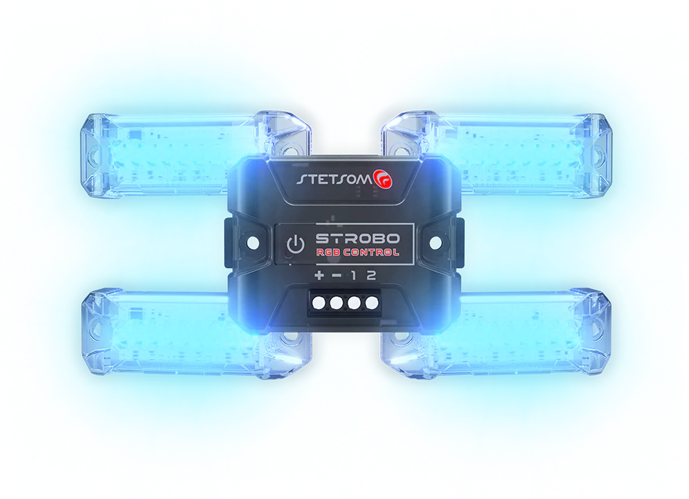 Stetsom STROBO STR04 - 1 central unit + 4 headlights, app-controlled image 1