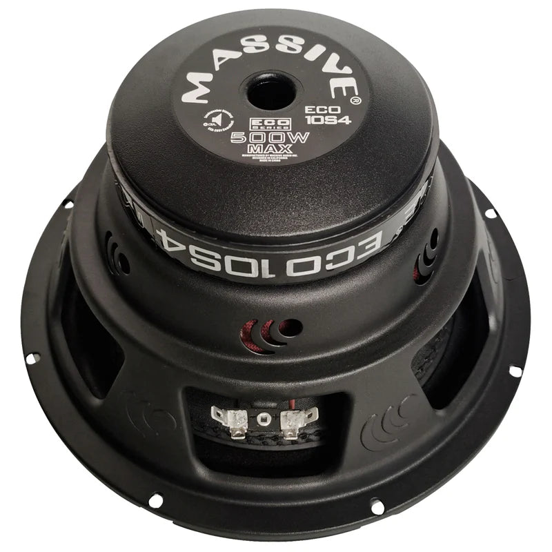 Massive Audio - ECO10S4 - 10" 250 WATTS RMS SINGLE 4 OHM SUBWOOFER image 1