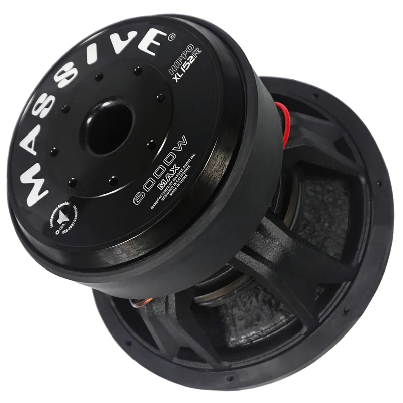 Massive Audio - HIPPOXL152R - 15" 3000 Watts RMS Dual 2 Ohm 4" V.C. Mega Sub image 1