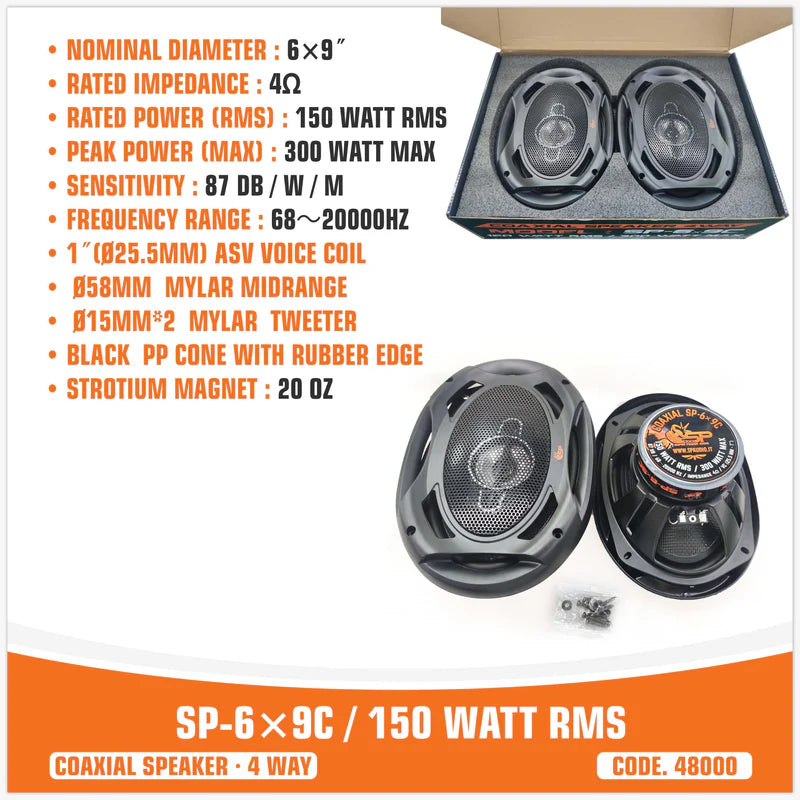 SP Audio - SP 6X9C COAXIAL SPEAKERS 6X9"/16X22CM image 6