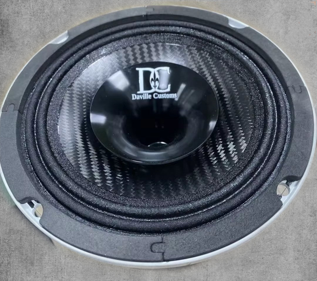 Daville Customs - DC- 6" 200rms Carbon Cone coaxial w 2 Inch Driver image 0