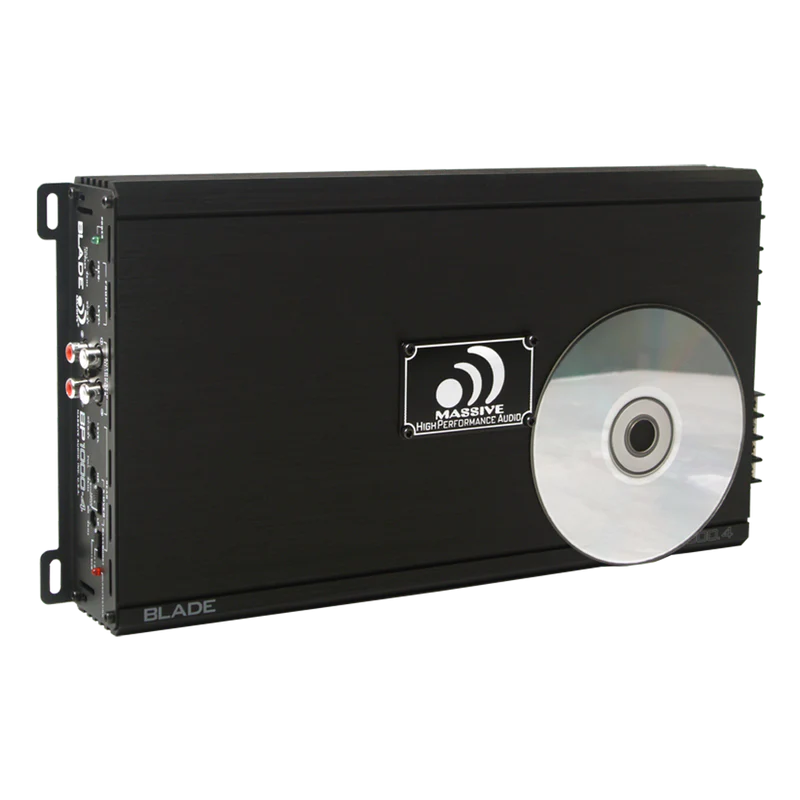 Massive Audio - BP1000.4 V2 - 80 Watts RMS x 4 @ 4 Ohm 4 Channel Amp image 0
