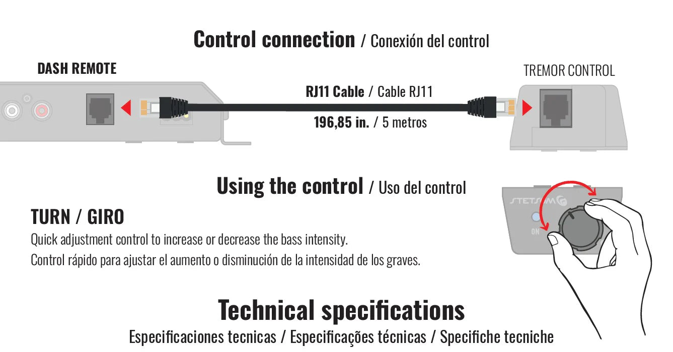 Stetsom - TREMOR STT42 - Bass Restoration Processor + Tremor Control image 7