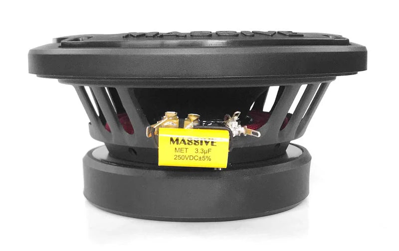 Massive Audio - T65X - 6.5" 120 Watts Marine Coaxial Speakers (PAIR) Sale price image 1