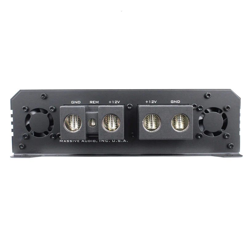 Massive Audio - H12000 - 12000 Watt RMS @ 1 Ohm Mono Block Hippo Series Amp image 4