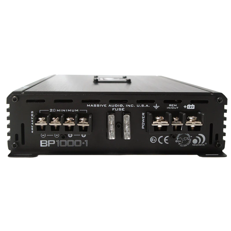 Massive Audio - BP1000.1 V2 - 455 Watts RMS @ 2 Ohm Full Range Mono Amp image 1