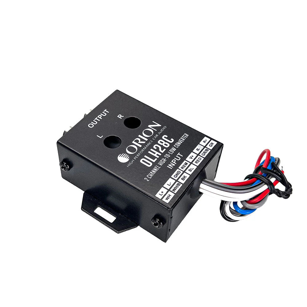 Orion - OLH28C - 2 Channel High to Low Built-In 12V Remote Level Converter image 1