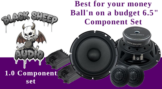 Black Sheep Audio - 1.0 6.5" Component Speaker Set (*In Stock by mid December*)