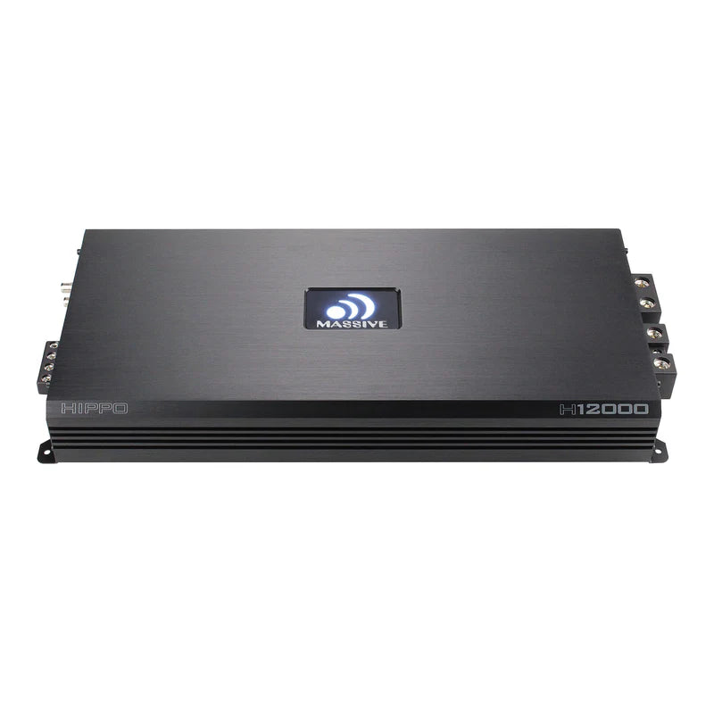 Massive Audio - H12000 - 12000 Watt RMS @ 1 Ohm Mono Block Hippo Series Amp image 0