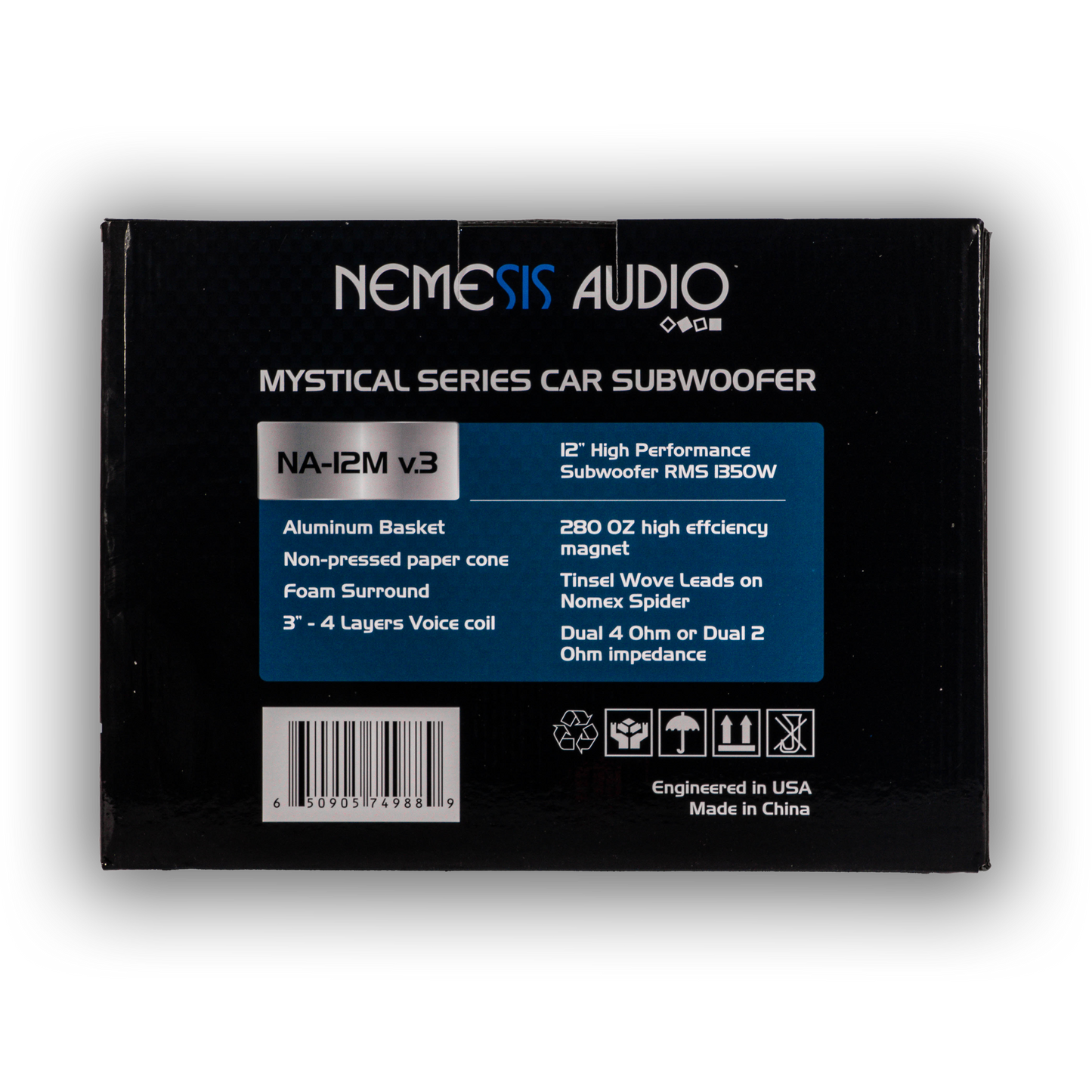 Nemesis Audio - NA-12M V.3 - 12″ 1350W RMS Dual Voice Coil image 6