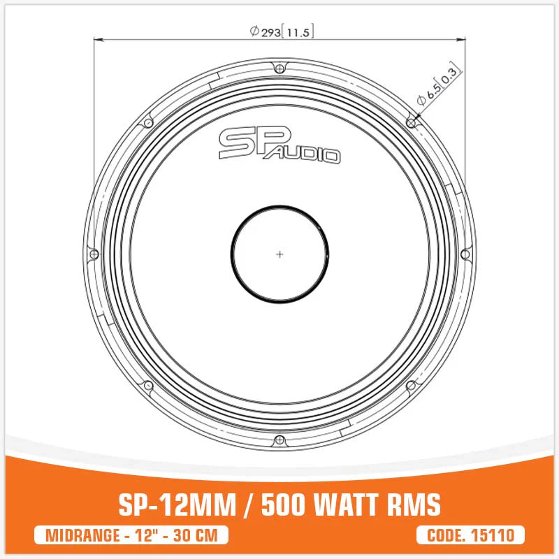 SP Audio - SP 12MM MIDRANGE EXTREME 12"/30CM 500W RMS image 6