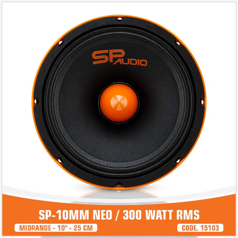 SP Audio - SP 10MM NEO MIDRANGE EXTREME 10"/25CM NEO MAGNET 300W RMS image 1