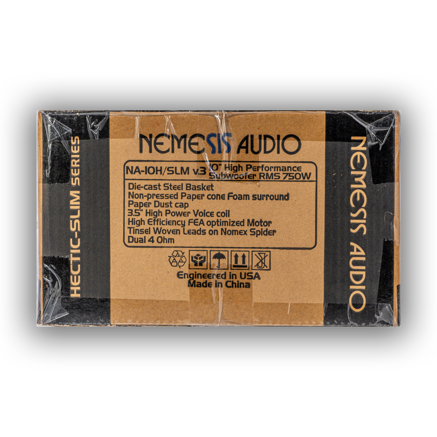 Nemesis Audio - NA-10H/SLMV.3 - 10″ 800W Dual 4-Ohm Voice Coil Shallow Mount image 3