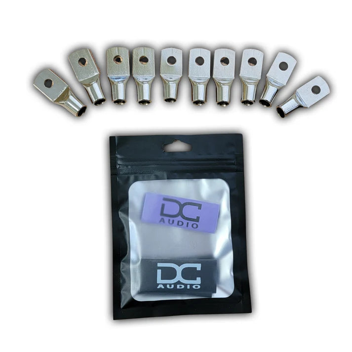 DC Audio -DC Audio 4AWG-6mm Hole Copper Ring Terminals w/ Heat Shrink 1 image 4