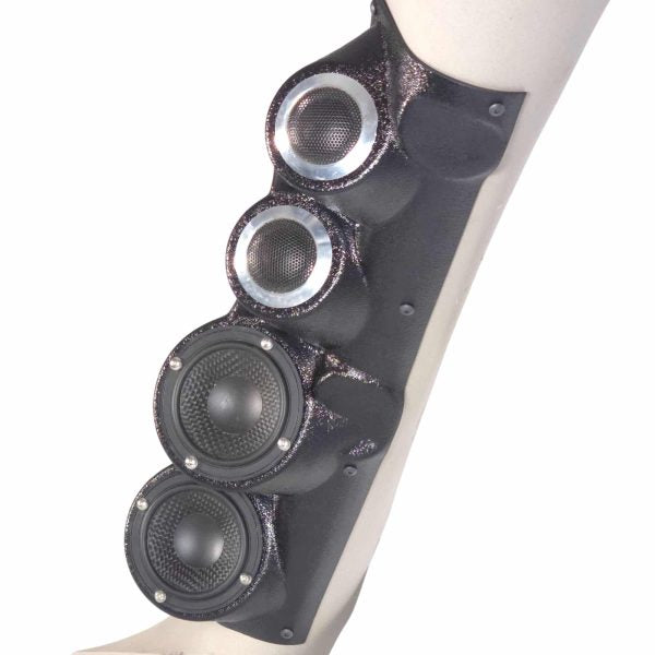 Custom Speaker Pods -Dual 3.5″ + Dual 2″ A-Pillar Pods 2007-2009 GM Fullsize Tru image 1