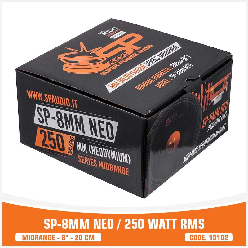 SP Audio - SP 8MM MIDRANGE EXTREME 8"/20CM 250W RMS image 6