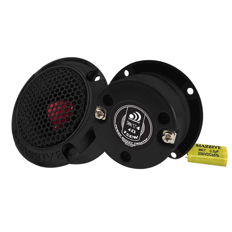 Massive Audio - MT4 - 120 Watts RMS 4 Ohm 1" Power Super Tweeter image 0