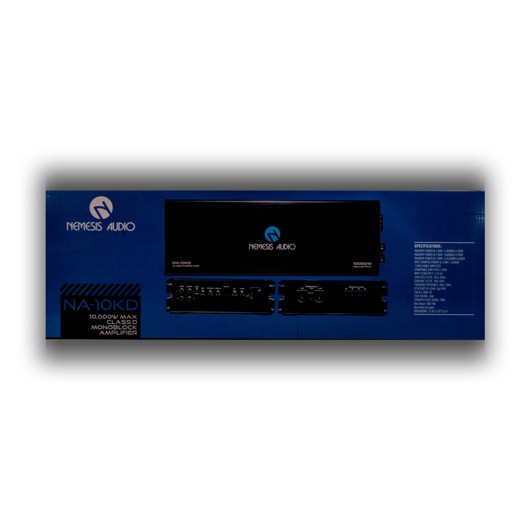 Nemesis Audio - NA-10KD-10000W Max Power Monoblock Car Audio Stereo Amplifier image 3