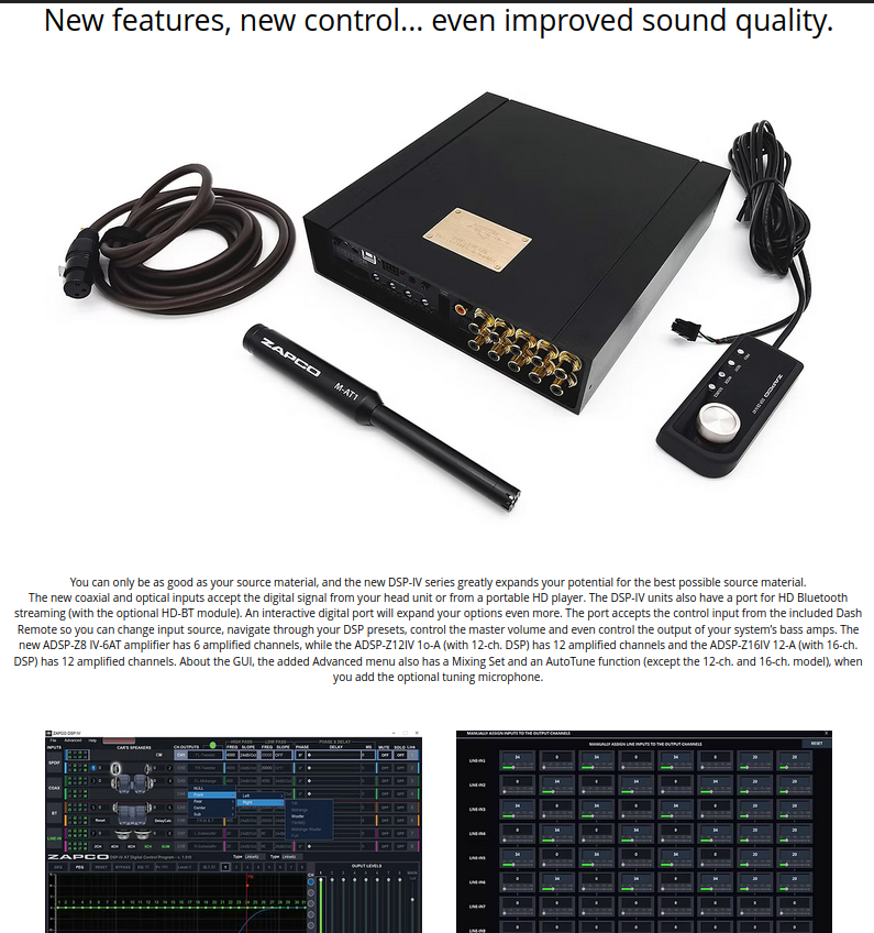 Zapco - HD-BT II-D Bluetooth Module for HDSP-V, ADSP-IV, ST-X DSP III image 1