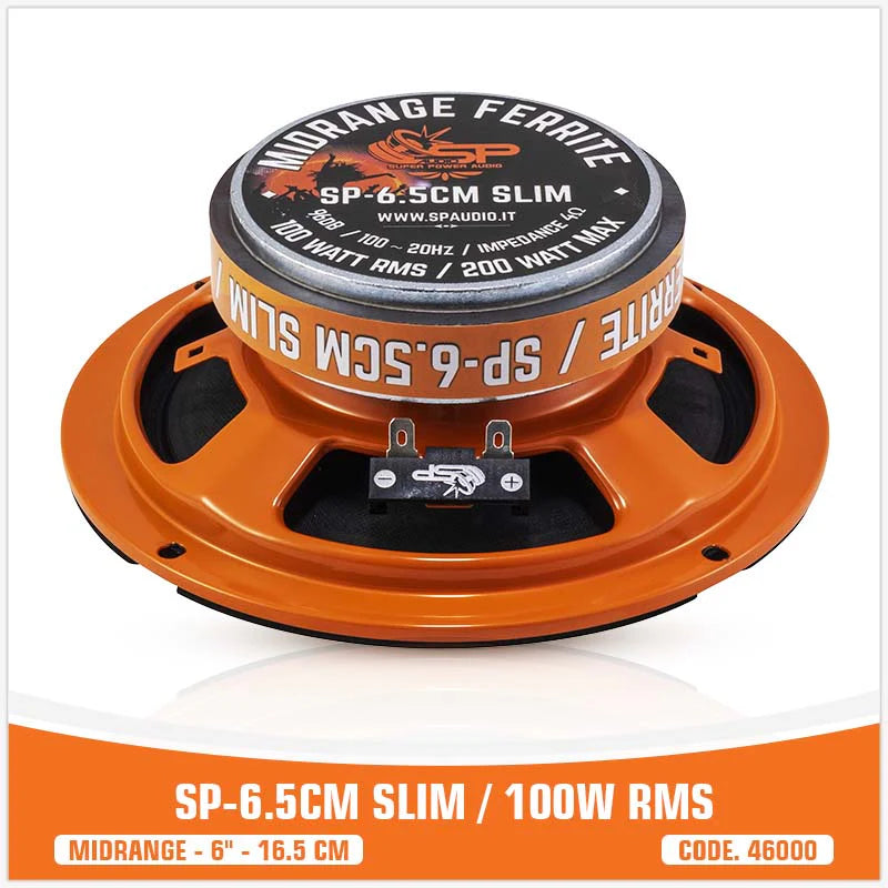 SP Audio - SP 6.5CM SLIM MIDRANGE SUPER SLIM 6,5"/16,5CM 100W RMS image 1