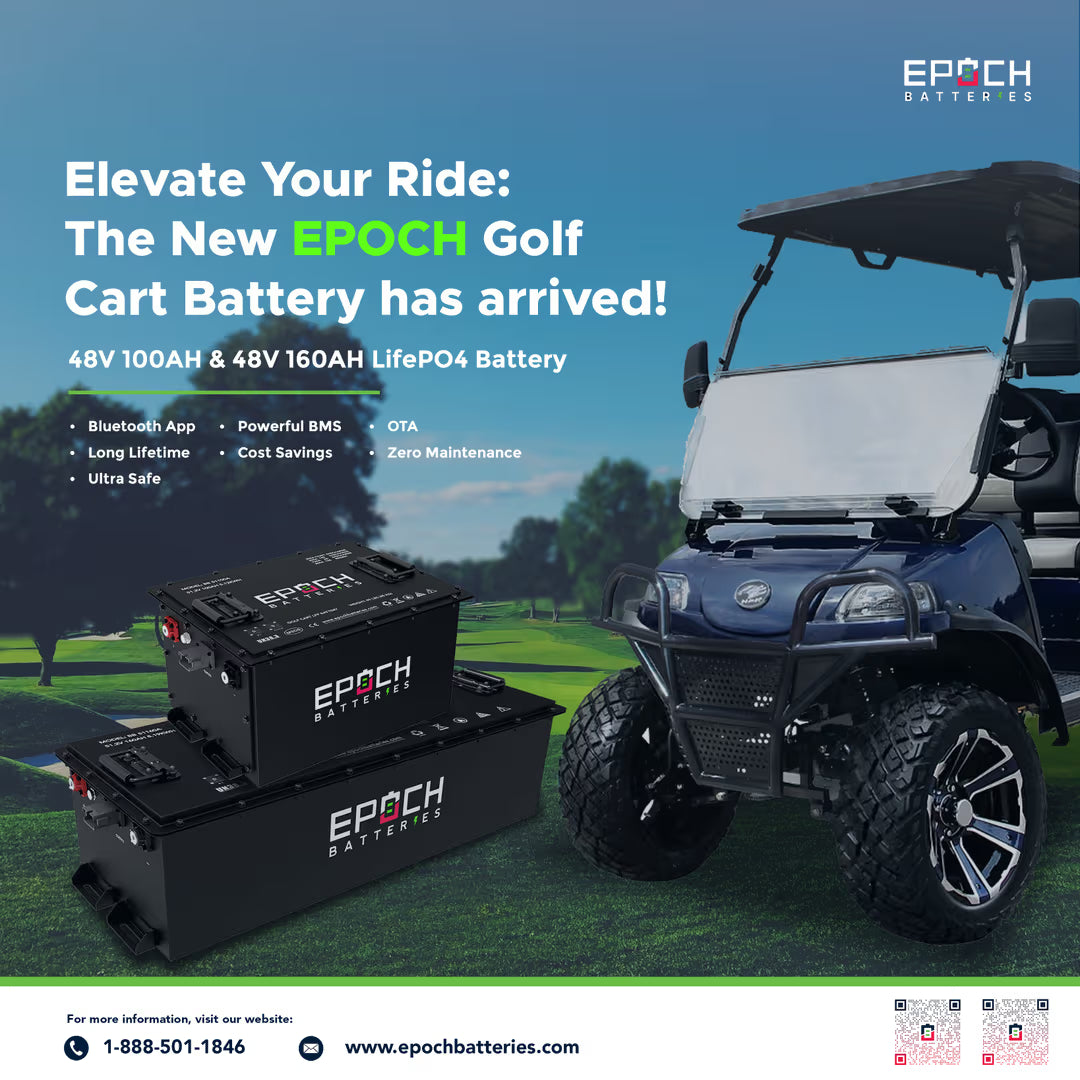 Epoch Batteries - 48V 105Ah -Lithium (LiFePO4) Golf Cart Battery Kit image 3