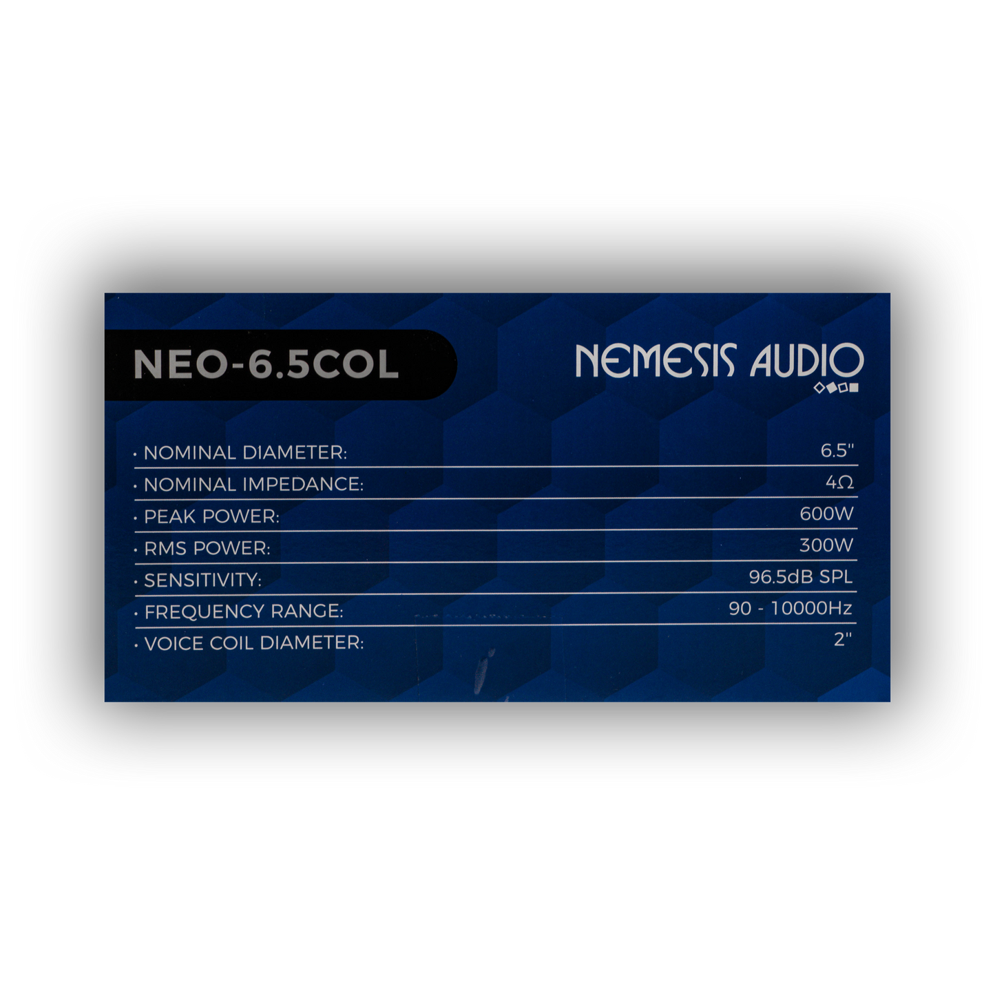 Nemesis Audio - NEO-6.5COL - 6.5″ Midrange 300W RMS 2″ Voice Coil 4-Ohm image 7