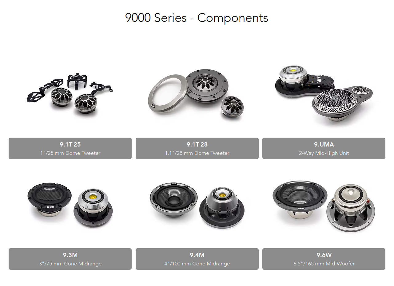 ESB Audio - 9000 Series - 9.3M 3"/75 mm High-End Cone Midrange image 3