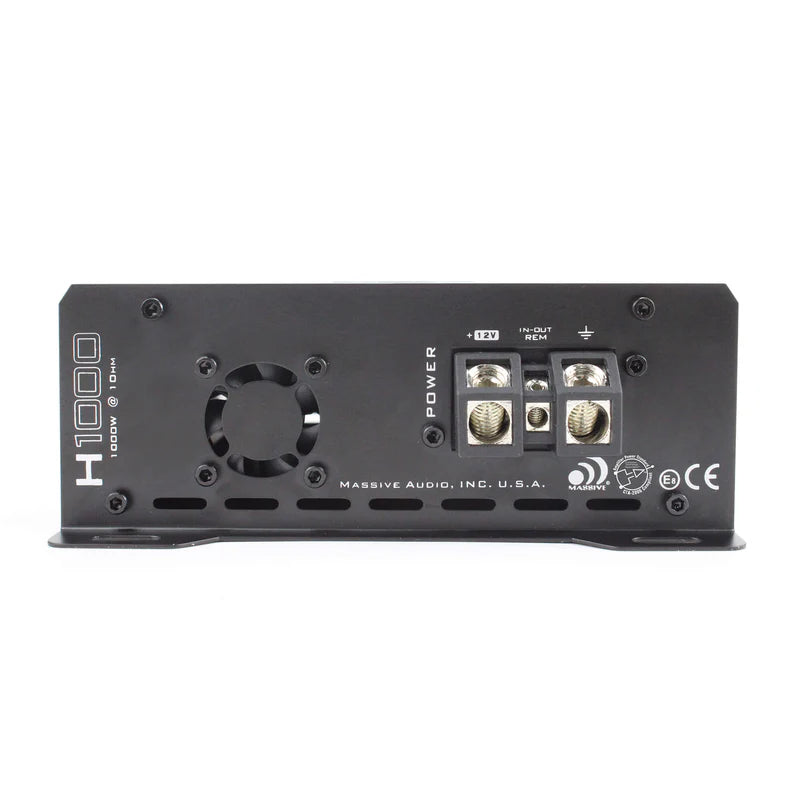 Massive Audio - H1000 - 1050 Watt RMS @ 1 Ohm Mono Block Hippo Series Amp image 1