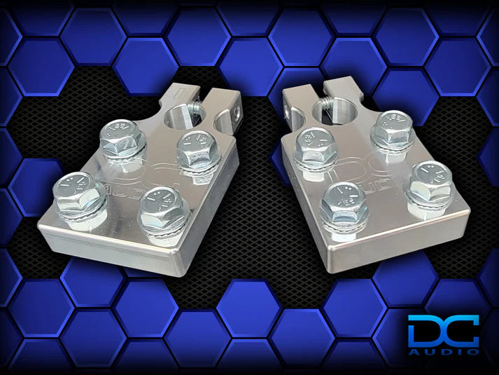 DC Audio -TM-SAE-4FLT-ALU SAE Clamp battery terminals image 3