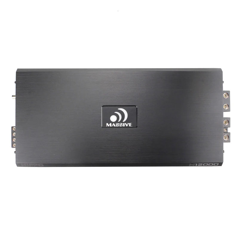 Massive Audio - H12000 - 12000 Watt RMS @ 1 Ohm Mono Block Hippo Series Amp image 2