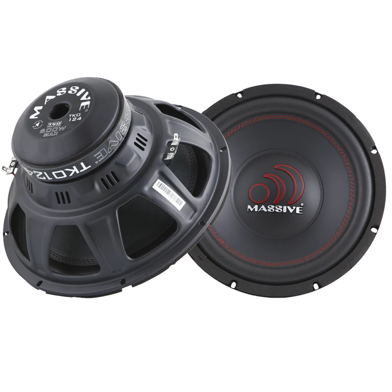 Massive Audio - TKO124 - 12" 300 Watts RMS Dual 4 Ohm Subwoofer image 1