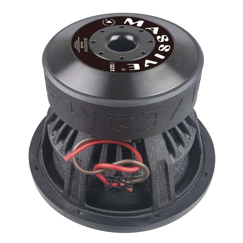 Massive Audio - H122X - 12" 2000 Watts RMS Dual 2 Ohm 3" V.C. Mega Sub image 1
