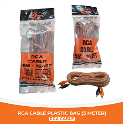 SP Audio - SP RCA 5 Meters in PLASTIC BAG image 1