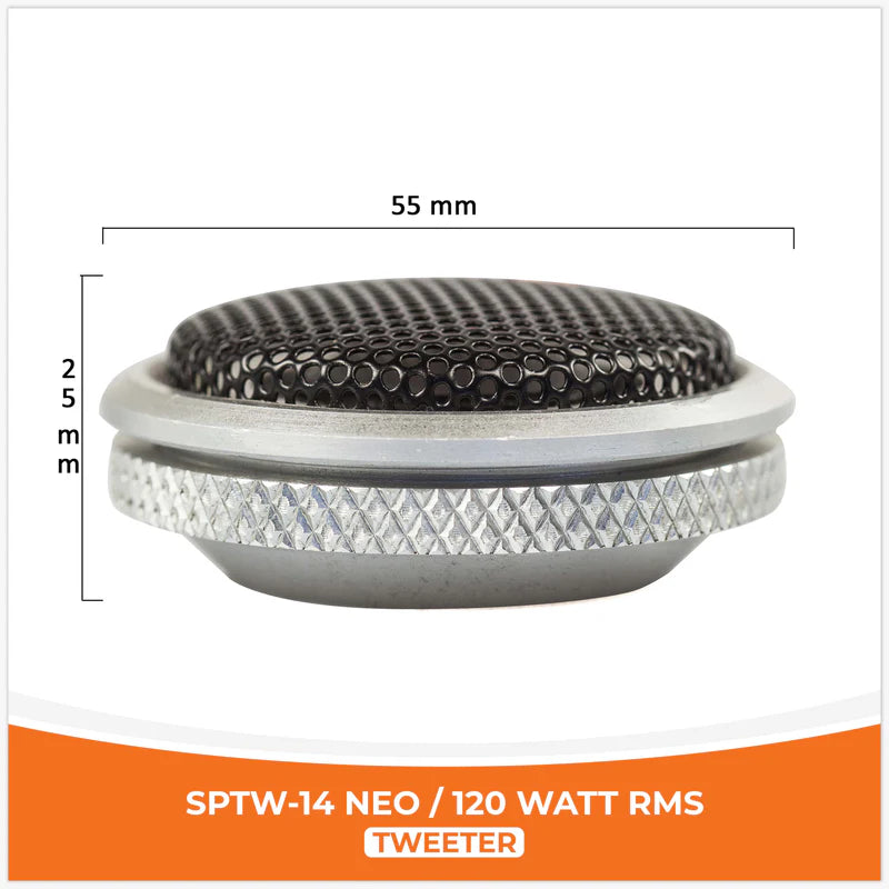 SP Audio - SP TW 14 ALUMINIUM TWEETER 120W RMS (PAIR PRICE)