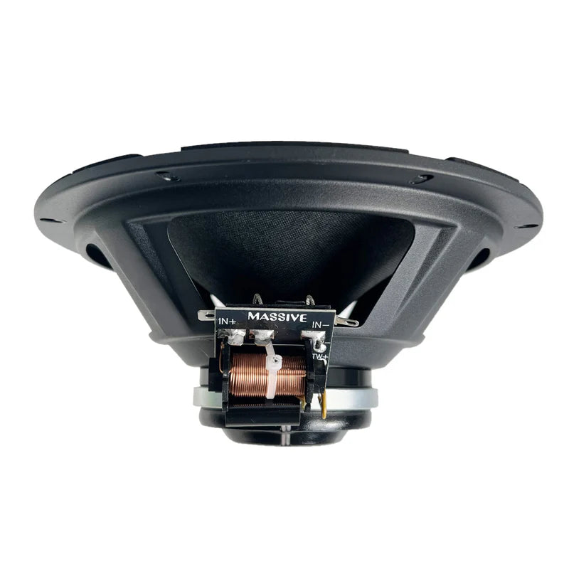 Massive Audio -P8NTI - 8" 4 Ohm Mid bass Coaxial Neo Weatherproof Speaker image 2