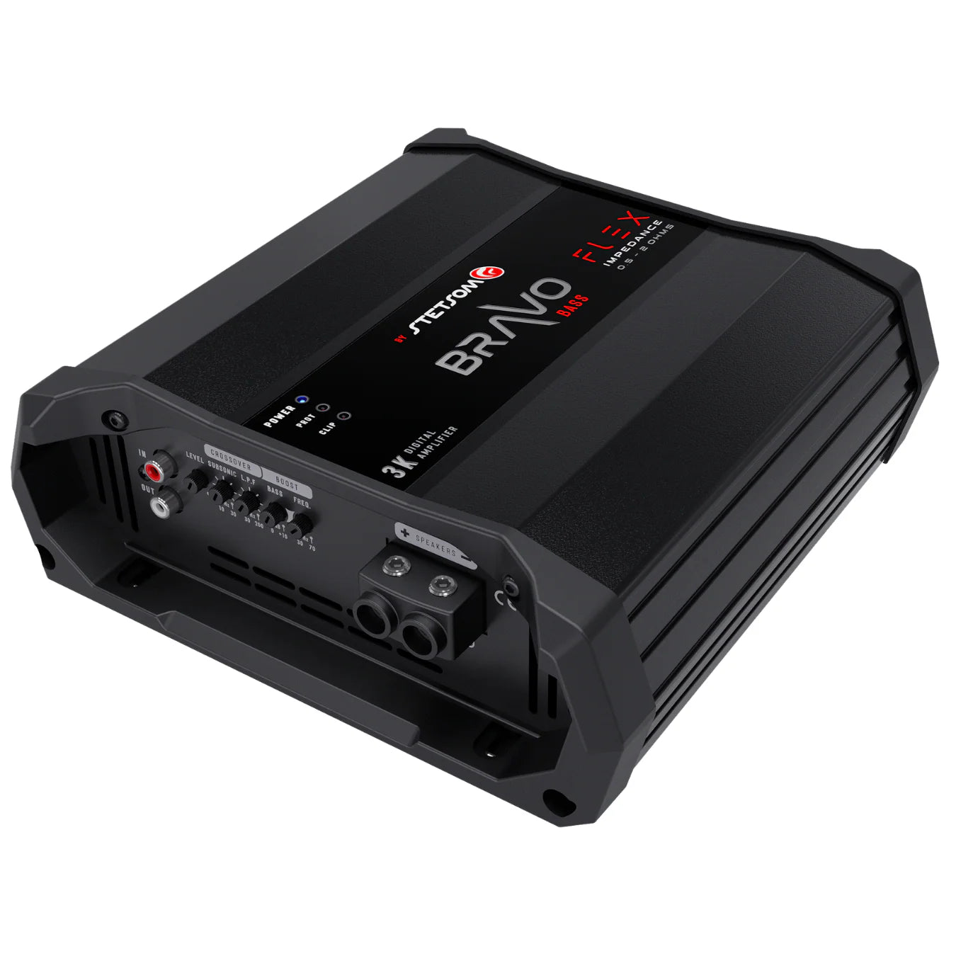 Stetsom - BRAVO BASS Flex 3K - 0.5~2ohm (Auto) Mono Class D Amp image 2